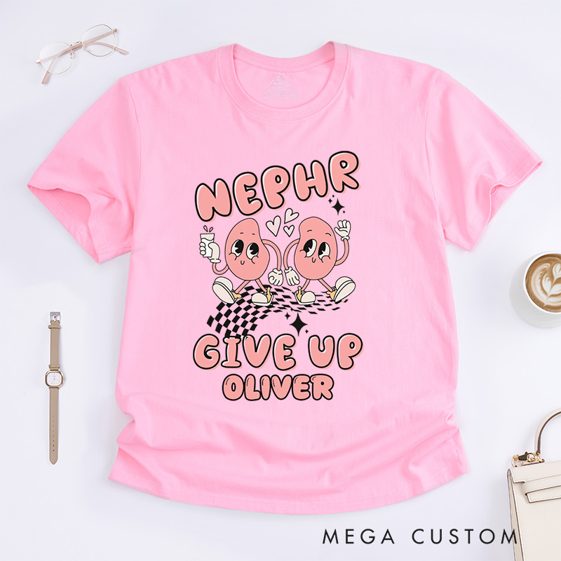 Personalized Retro Kidney T-Shirt Gift for Kidney Transplant Nephrology