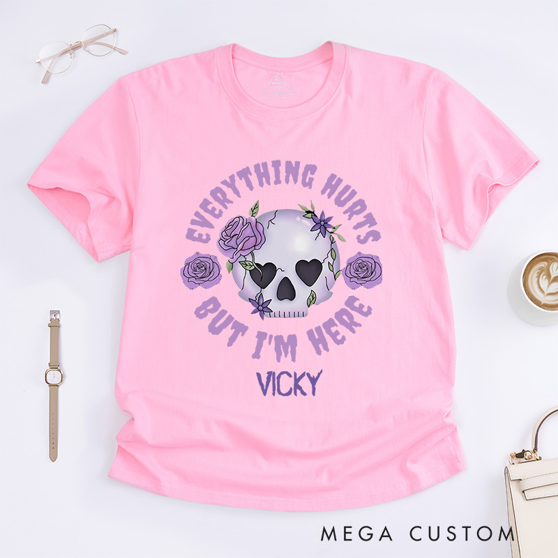 Personalized Chronic Illness T-Shirt Fibromyalgia Gift Encouragement Gift