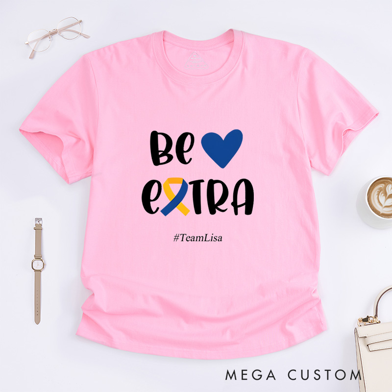 Personalized T21 Down Syndrome Awareness World Down Syndrome Day T-Shirt