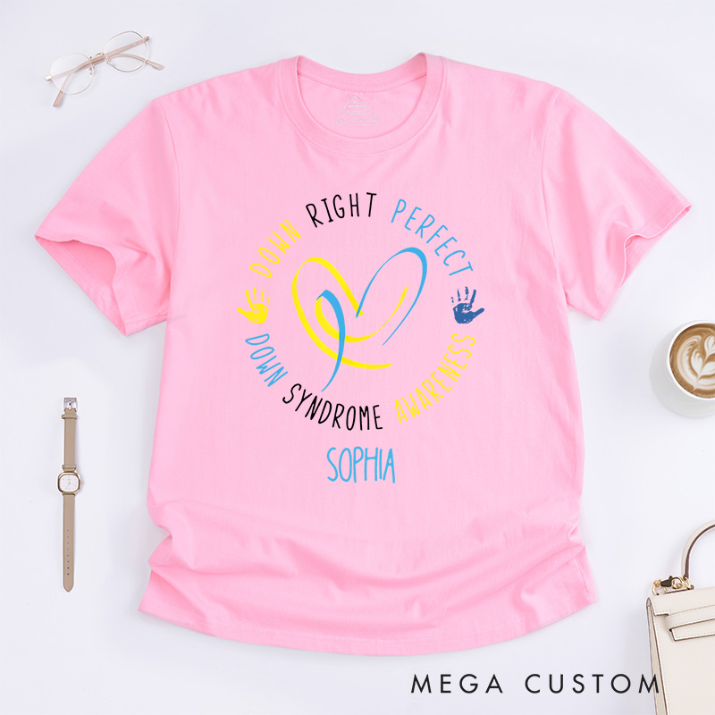 Personalized Down Syndrome Awareness Shirt Celebrating Love and Acceptance for Every Individual