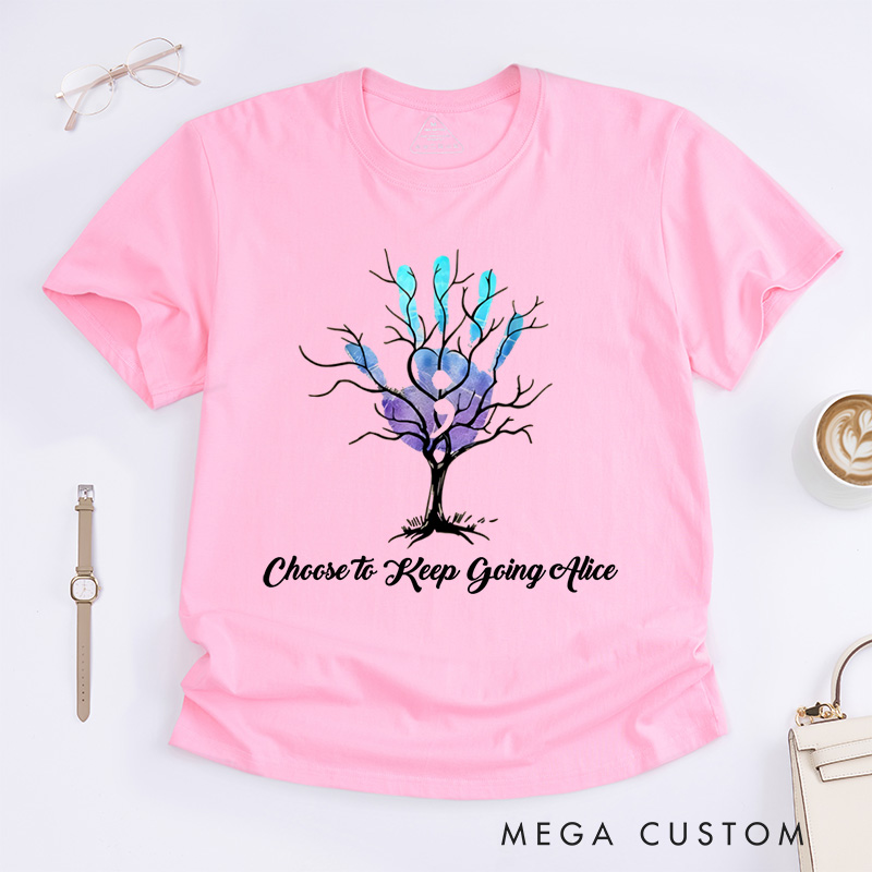 Personalized Your Story Isn't Done Yet Semicolon T-Shirt Suicide Prevention Awareness Gift