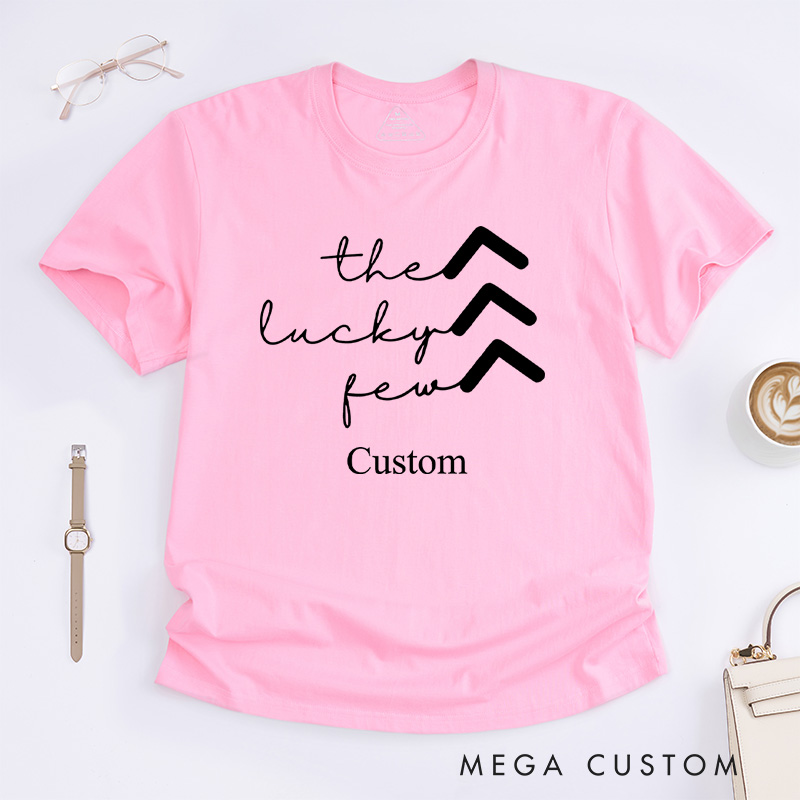 Personalized The Lucky Few Minimalist Arrows Down Syndrome Awareness Promoting Love and Support T-shirt