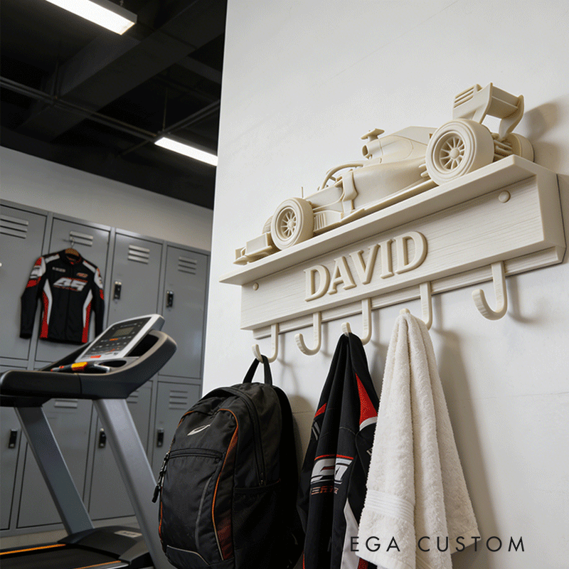 Personalized Racing Car Key Holder Unique Gift for Racers and Racing Lovers