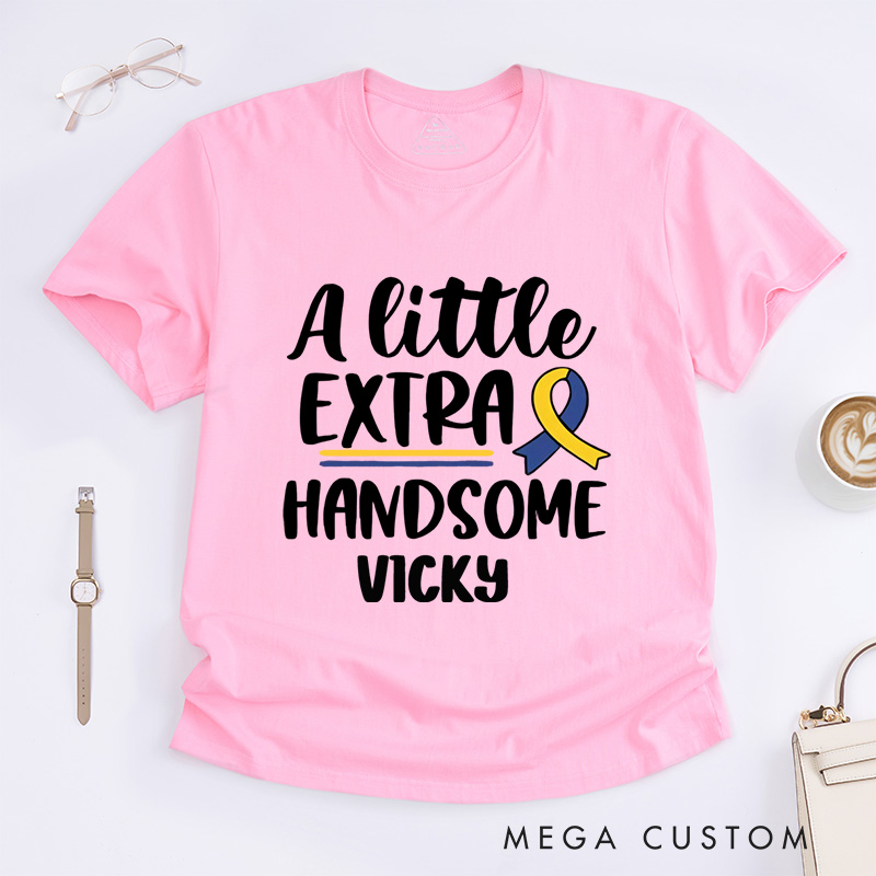 Personalized Down Syndrome T-Shirt Down Syndrome Awareness Gift Support Gift