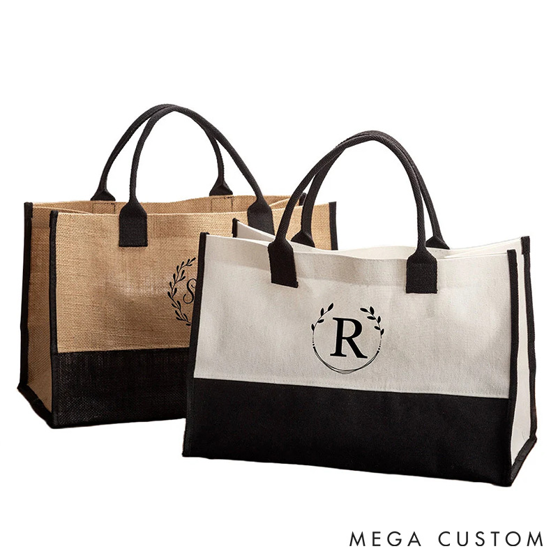 Personalized Baskteball Mom Sports Canvas Tote Bag with Custom Name, Carry Your Pride in Style