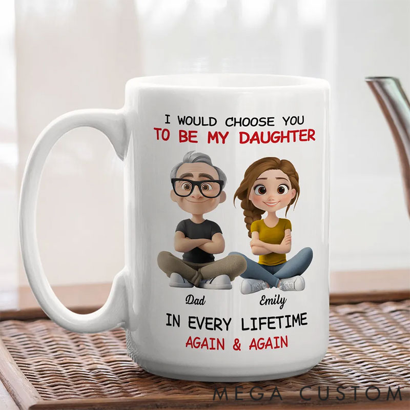 Personalized My Daughter - Personalized Custom Coffee Mug