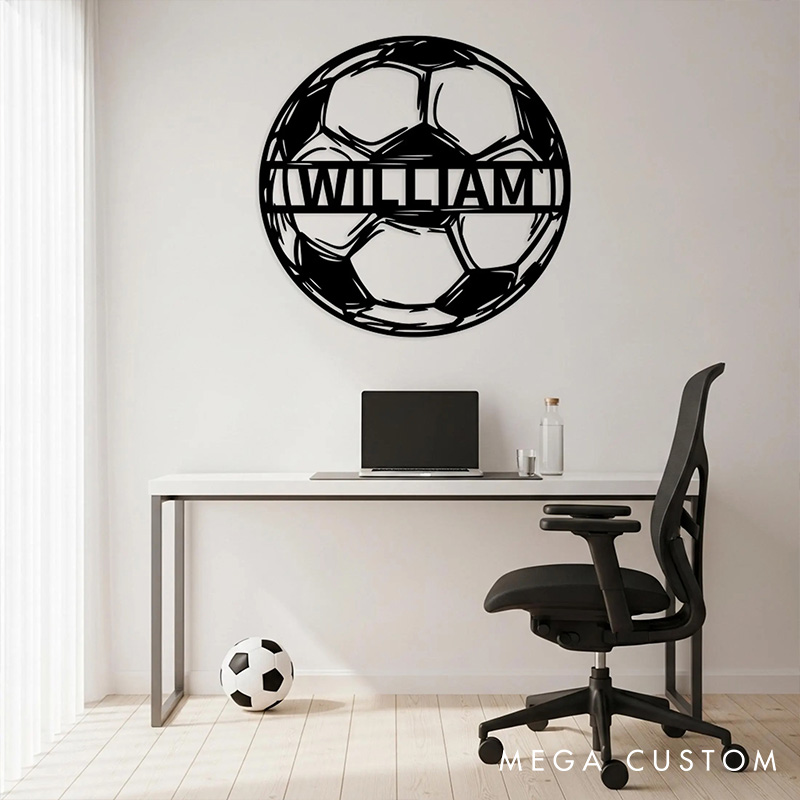 [Copy][Copy]Personalized Soccer Metal Sign with Perfect Gift for Sport Player 