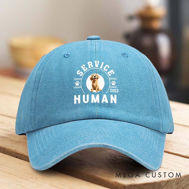 Personalized Dog Lover Service Human do Not Washed Cap