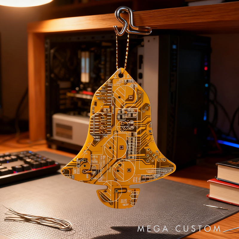 Circuit Board Christmas Tree Decoration - Geeky Christmas Gifts - Sustainable Gifts - Computer Geek Gifts - Stocking Fillers - Secret Santa