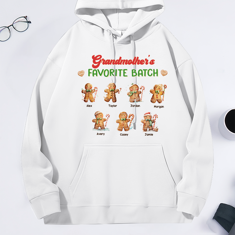 Personalized Mother Favorite Batch Christmas Classic Hoodie Gift for Mom Grandma