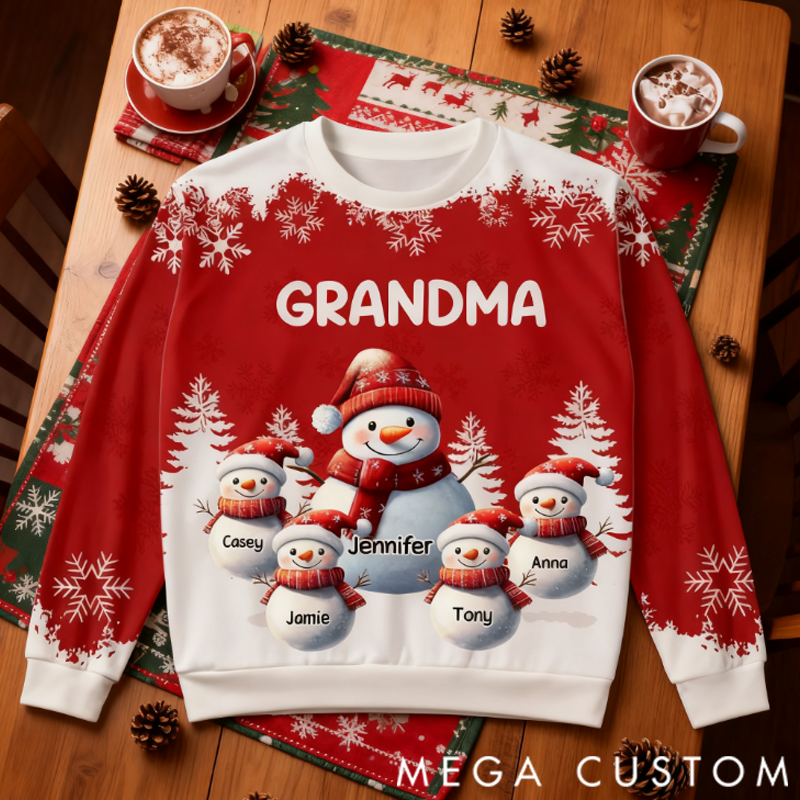 Personalized My Fav People Call Me Ugly Sweater Christmas Gift for Family