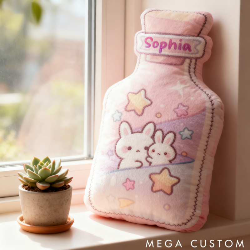 Personalized Drift Bottle Pillow a Sweet Gift for Family 3D Printed Design