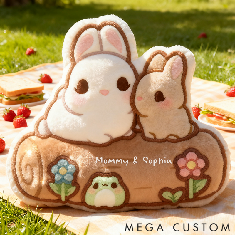 Personalized Cute Rabbit Pillow Adds Warmth to Your Cozy Corner 3D Printed Design