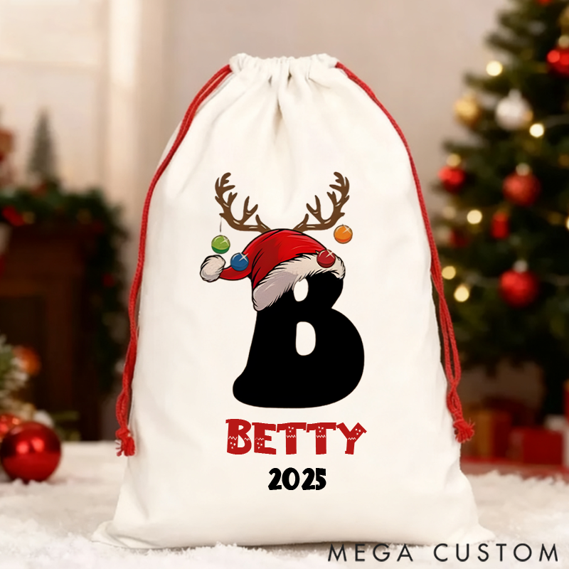 Personalized Christmas Gifts Sack for Family Unique Christmas Santa Sack