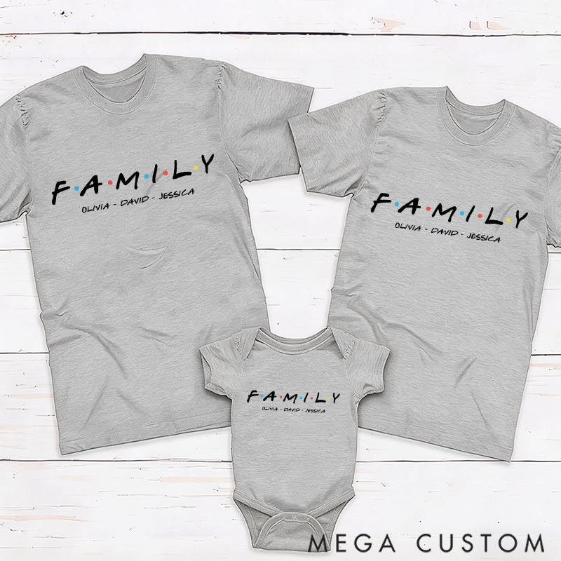 Personalized Family Matching Outfits Gift for Family 