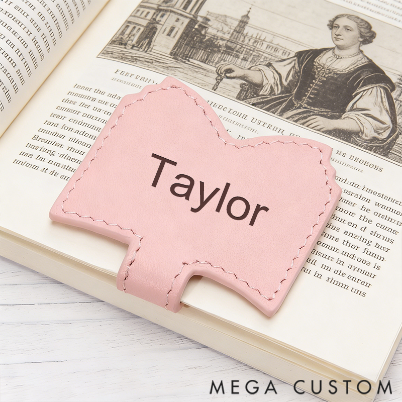 Personalized Leather Bookmark Book Bookmark Custom Engraved Bookmark