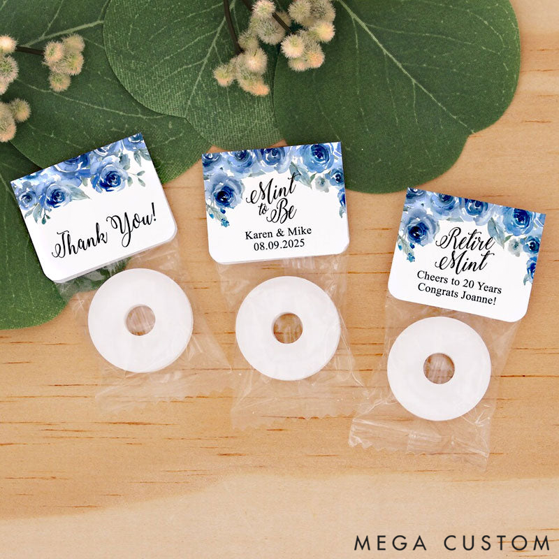 Personalized Mint to Be Wedding Favors Wedding Floral Favor Wedding Favor Mints