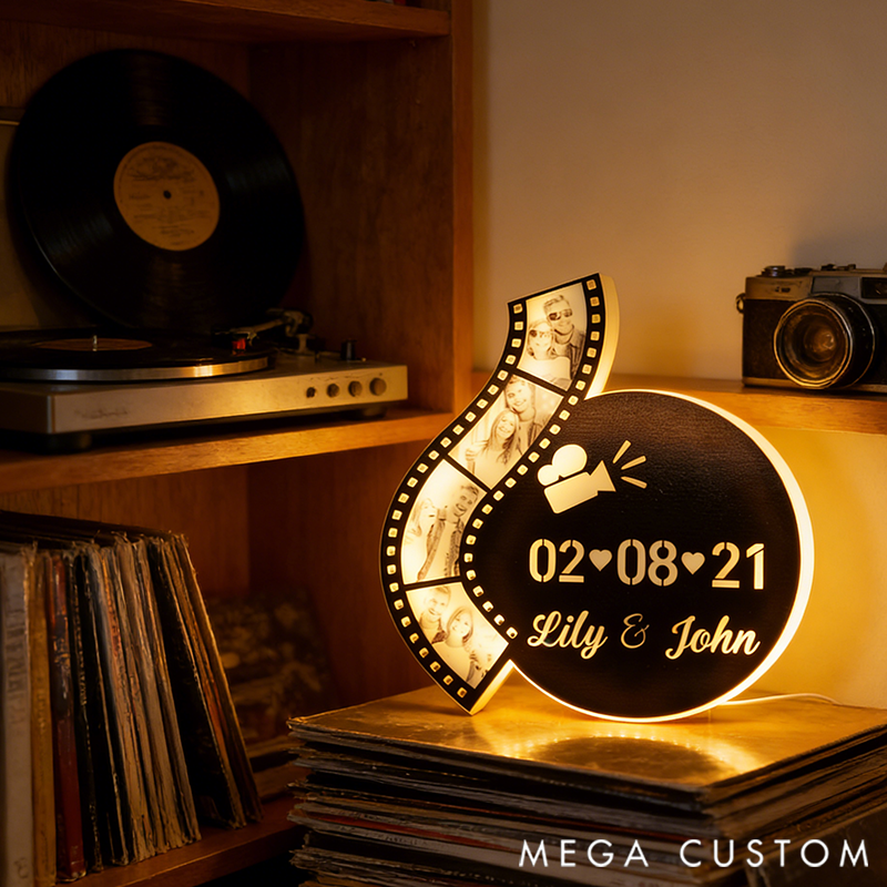 Personalized Couple LED Lights Valentine's Day Gift