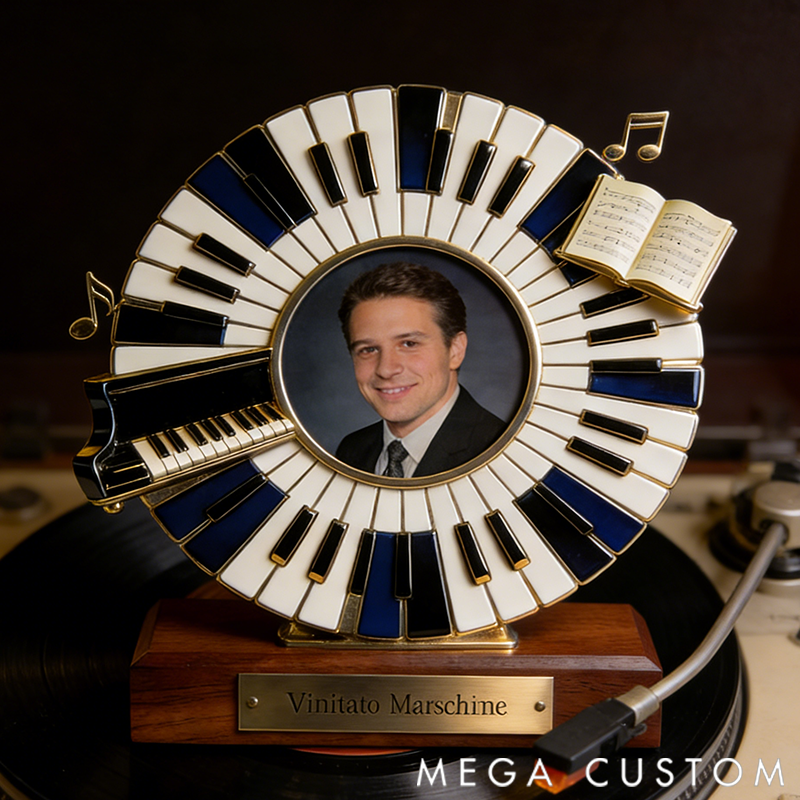 Personalized Piano Themed Photo Album/Decorative Item the Perfect Gift for Music Lovers