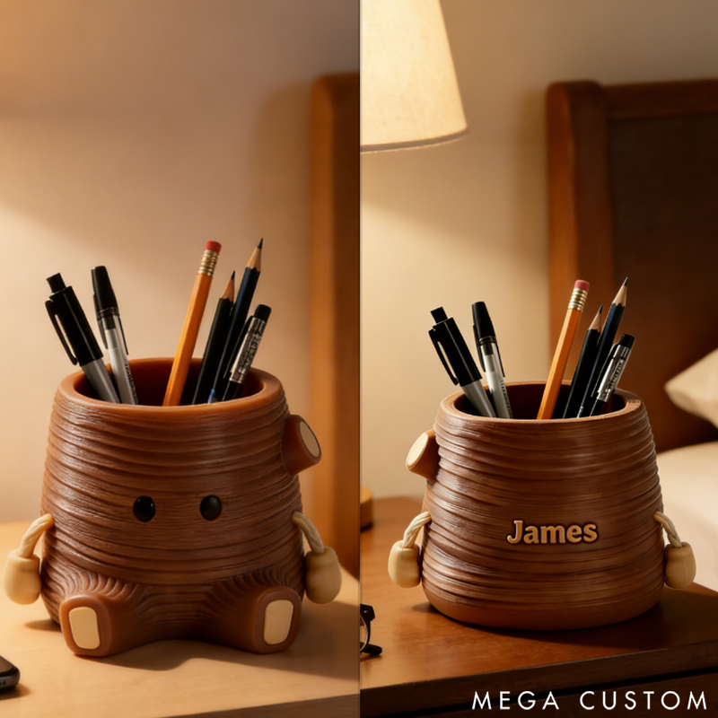 Personalized Cute Desktop Pencil Holder Unique Office Decor Gift