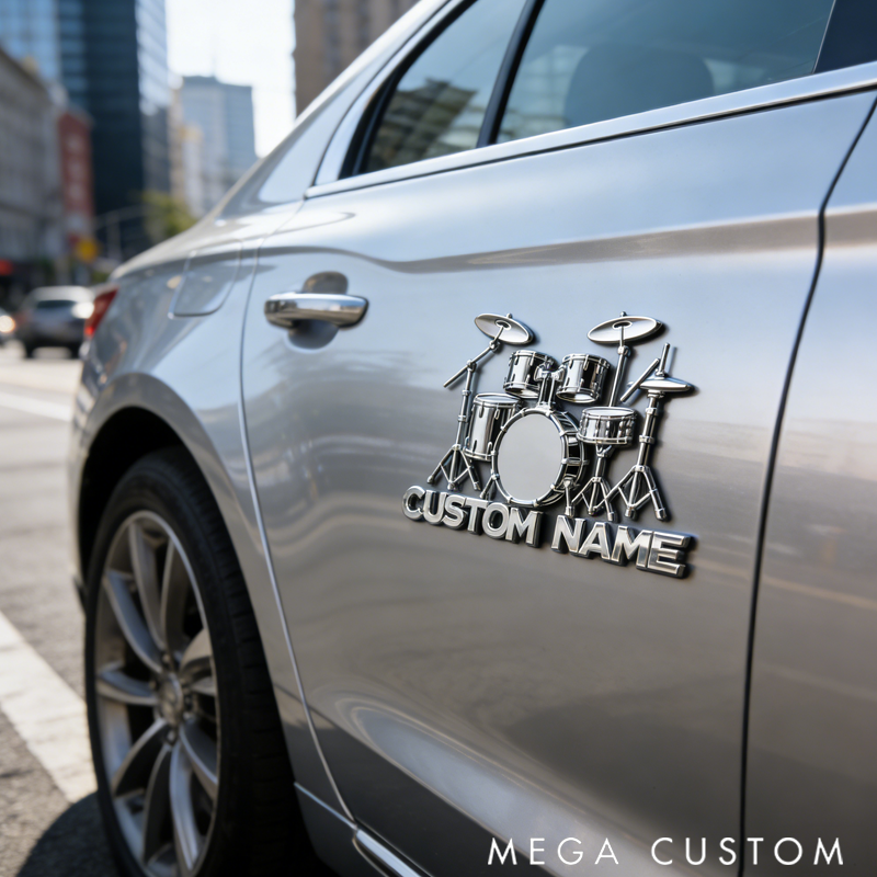 Personalized Musical Emblem for Your Car Perfect for Music Lovers