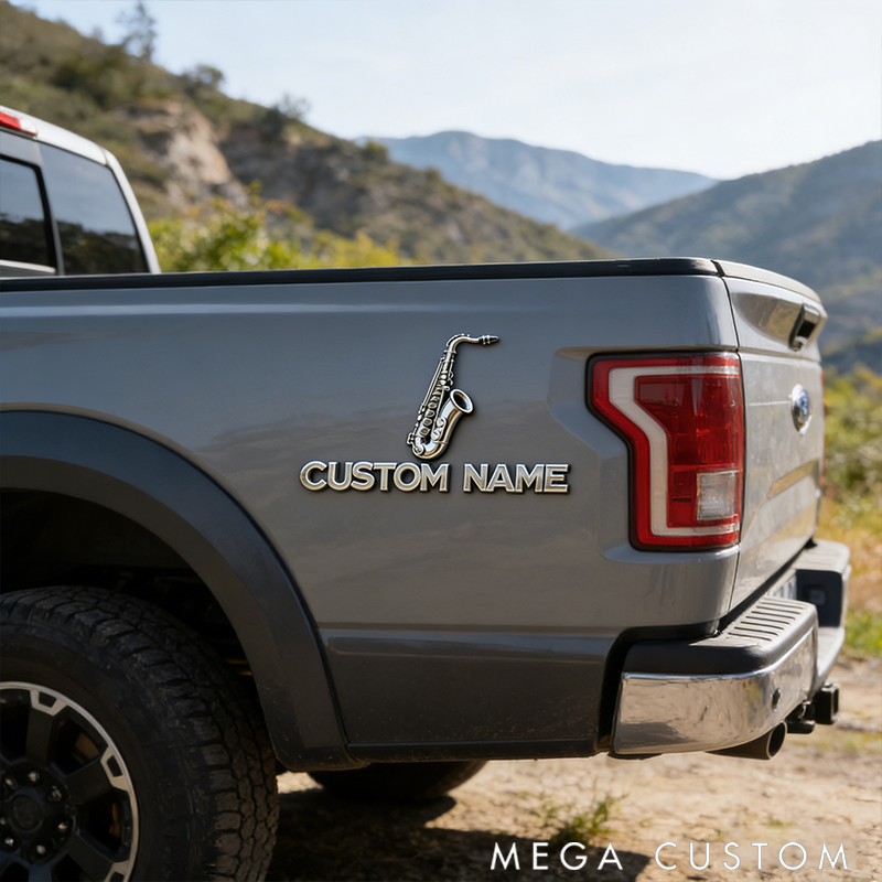 Personalized Music Themed Car Decal a Unique Touch for Every Music Fan