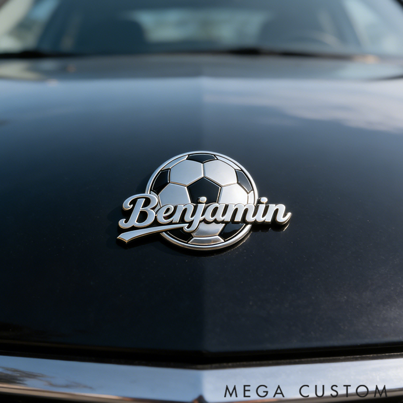 Personalized Car Badge Sports Emblem for Your Car Perfect for All Sports Lovers