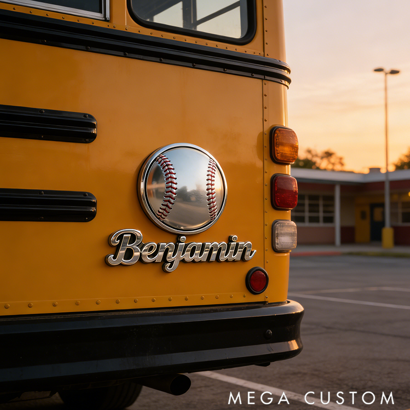 Personalized Car Badge Incorporates Creative Sports Lovers Perfectly Meeting All Sports Fans Needs