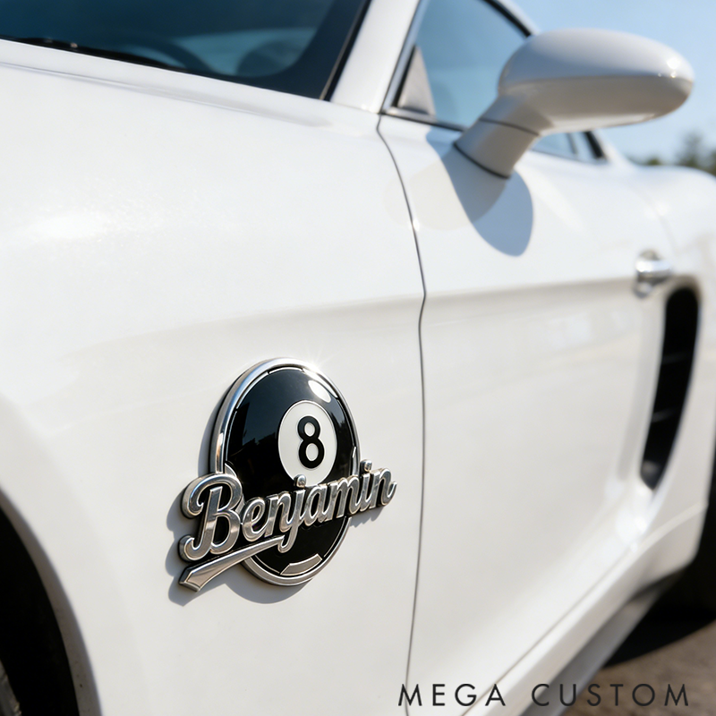 Personalized Car Badge Adds Unique Charm to Your Cherished Ride