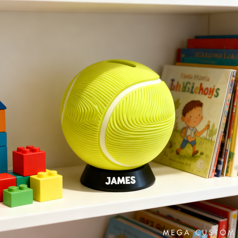 Personalized Golf Ball Piggy Bank Birthday Gift for Sports Fans and Golf Lovers
