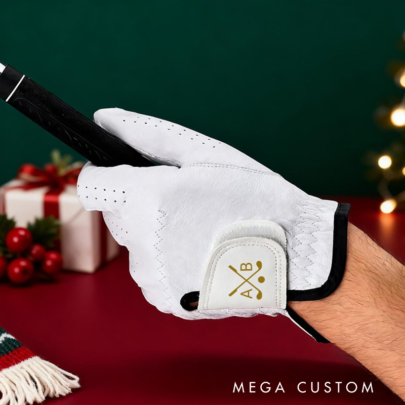 Personalized Golf Glove Golf Accessories Custom Pattern Name Gift For Golf Lovers 