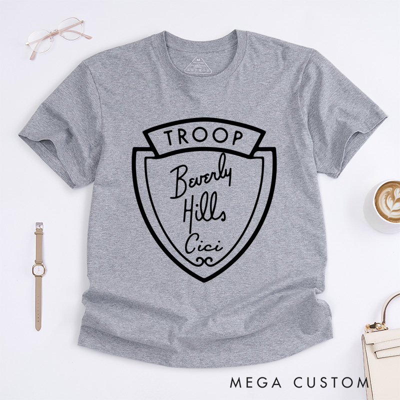 Personalized Troop Beverly Hills T-Shirt Breast Cancer Awareness Gift