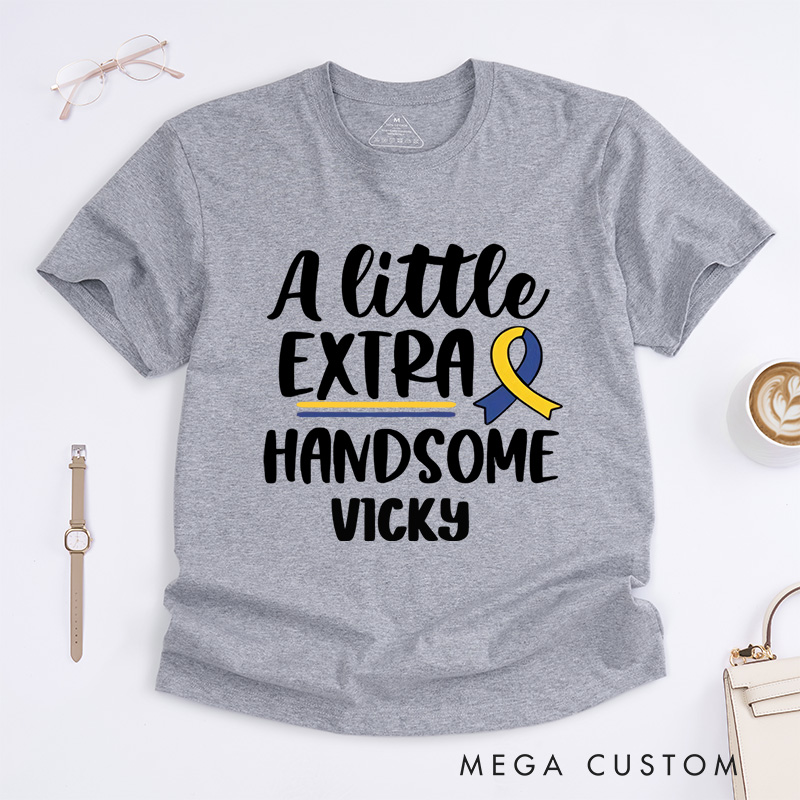 Personalized Down Syndrome T-Shirt Down Syndrome Awareness Gift Support Gift