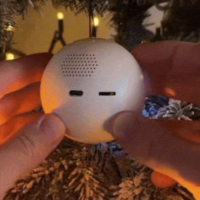 Personalized Video Crystal Ball Ultrasound Video Gift for Mom