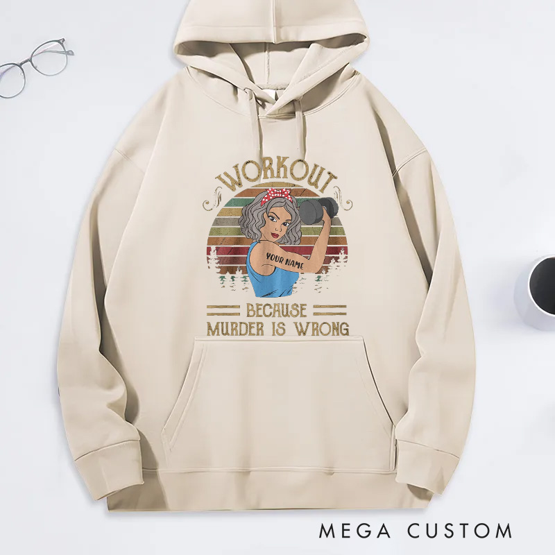 Personalized Fitness Classic Hoodies with Girls Just Wanna Have Guns for Fitness Enthusiasts Bodybuilders and Gym Lovers