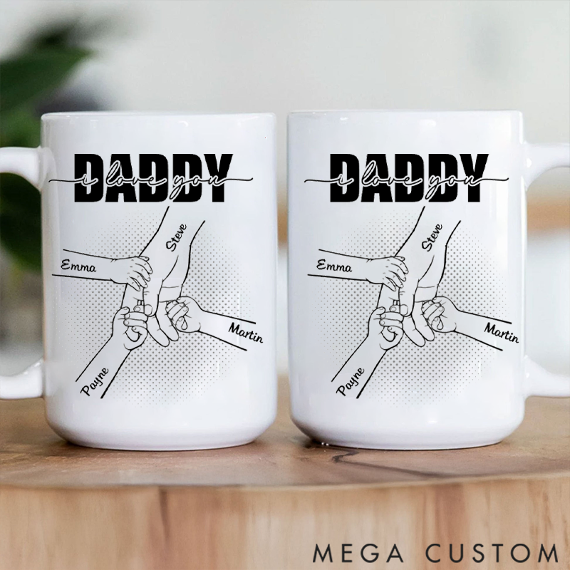 Personalized Thank You Dad for all the Patience You have Shown Me Mug