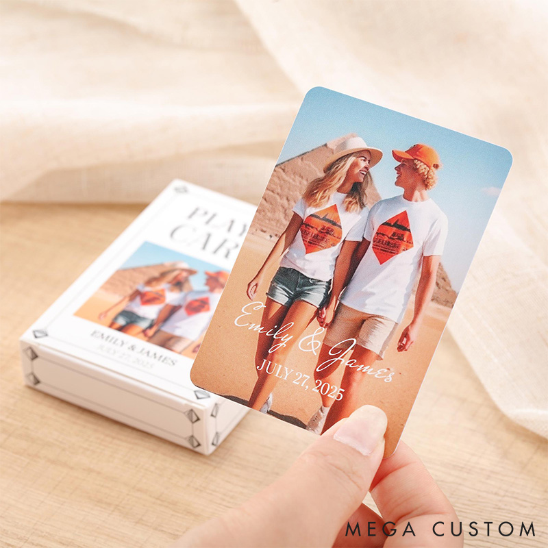 Personalized Photo Playing Cards Custom Playing Cards With Photos Printed Deck of Cards Wedding Playing Cards Anniversary Birthday Cards