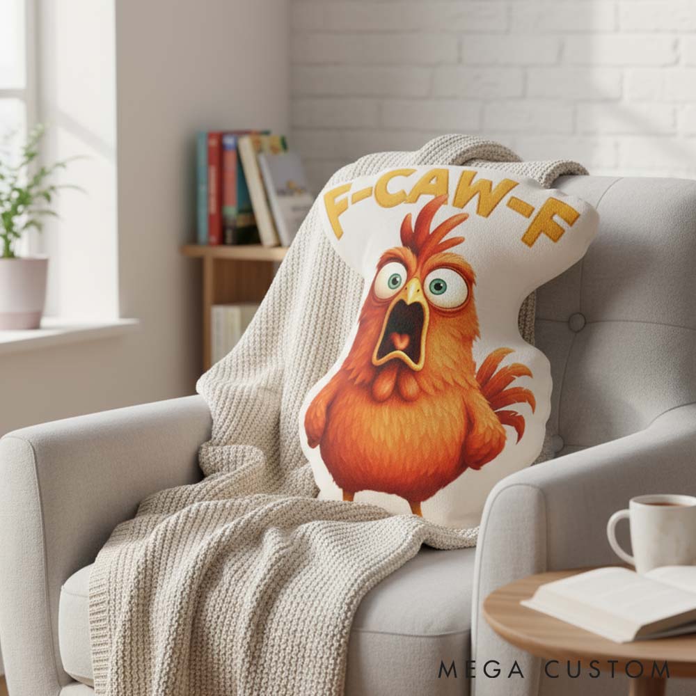 Personalized Pet Lover Funny Chicken Pillow