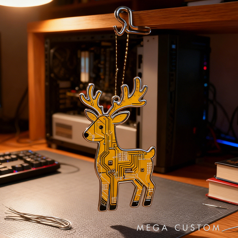 Circuit Board Christmas Tree Decoration - Geeky Christmas Gifts - Sustainable Gifts - Computer Geek Gifts - Stocking Fillers - Secret Santa