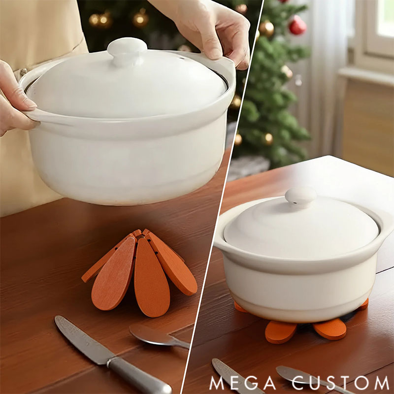 Personalized Trivet Tree Grandma's Garden Engraved Birth Flower Gift for Grandma