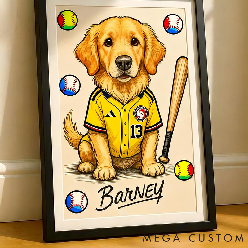 Personalized Pet Lover Football Team Shirt Custom Dog Illustration  Unique Gift for Pet Lovers for Football Fans Pet Portrait