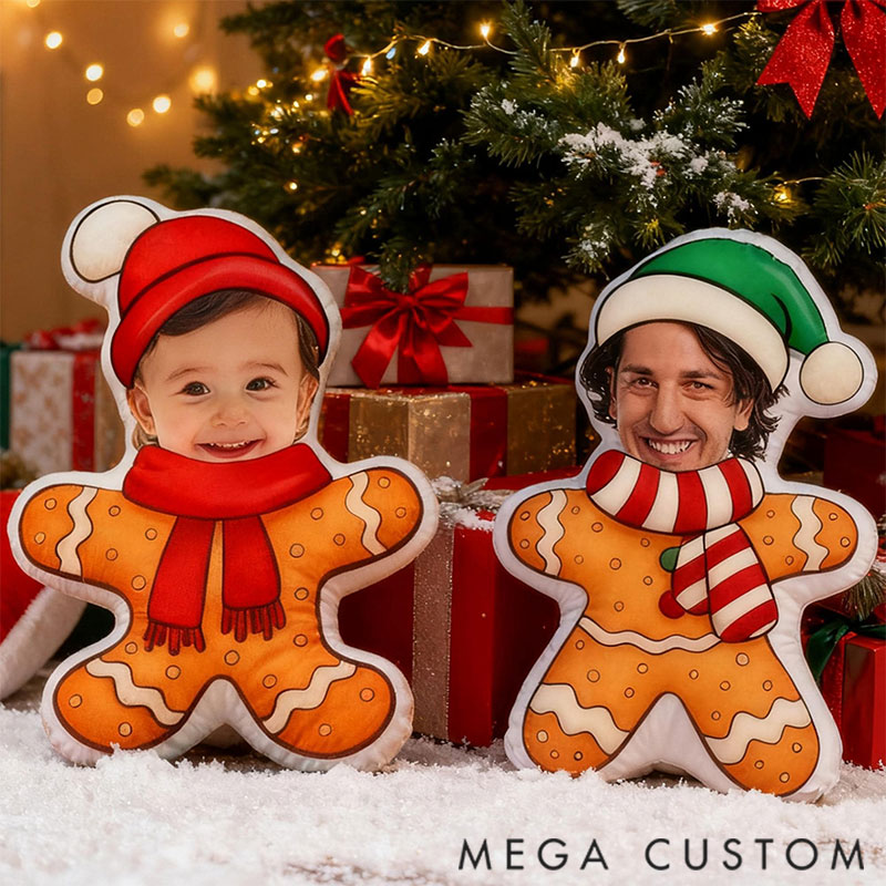 Personalized Graphic 3D Print Pillows Shape Pillows with Photo Christmas Gifts for Family