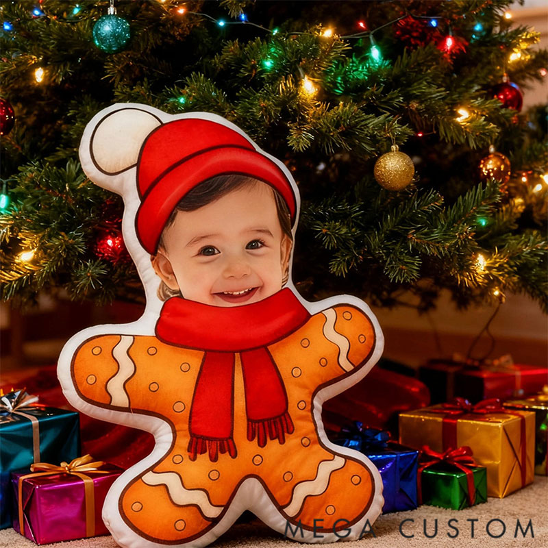 Personalized Graphic 3D Print Pillows Shape Pillows with Photo Christmas Gifts for Family