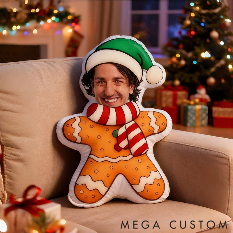 Personalized Graphic 3D Print Pillows Shape Pillows with Photo Christmas Gifts for Family