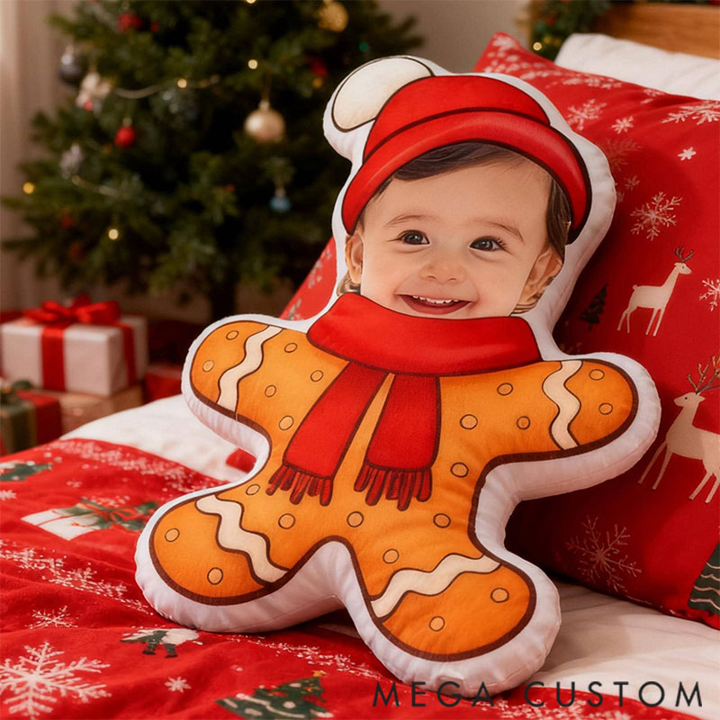 Personalized Graphic 3D Print Pillows Shape Pillows with Photo Christmas Gifts for Family