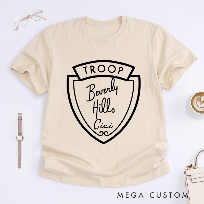 Personalized Troop Beverly Hills T-Shirt Breast Cancer Awareness Gift