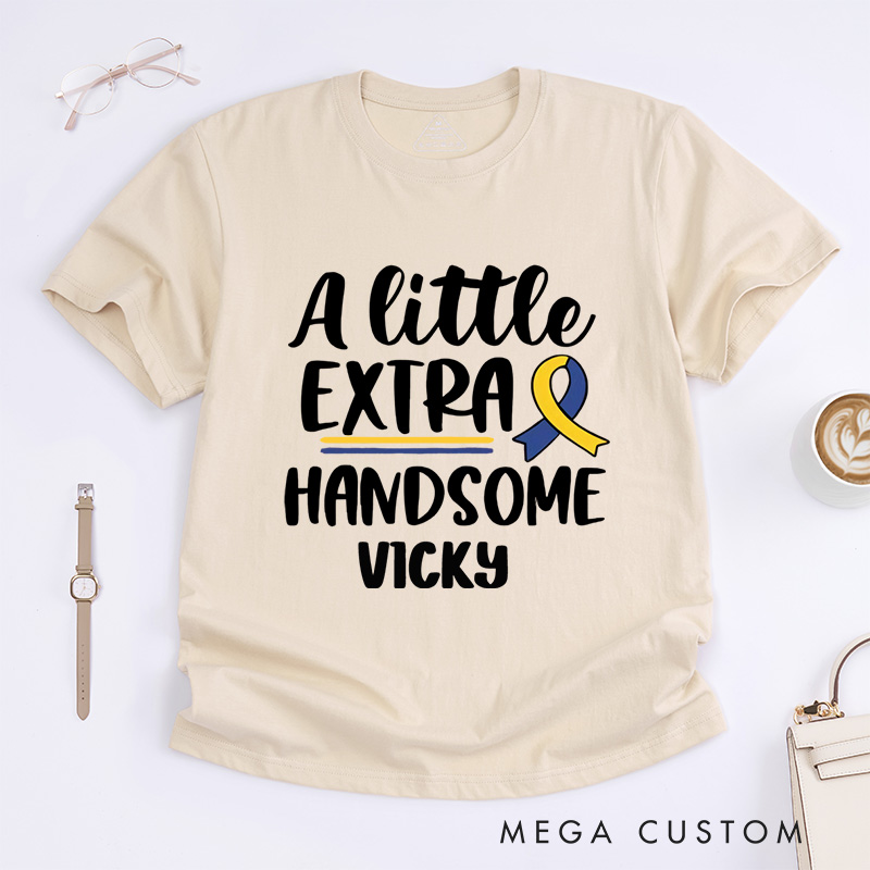 Personalized Down Syndrome T-Shirt Down Syndrome Awareness Gift Support Gift