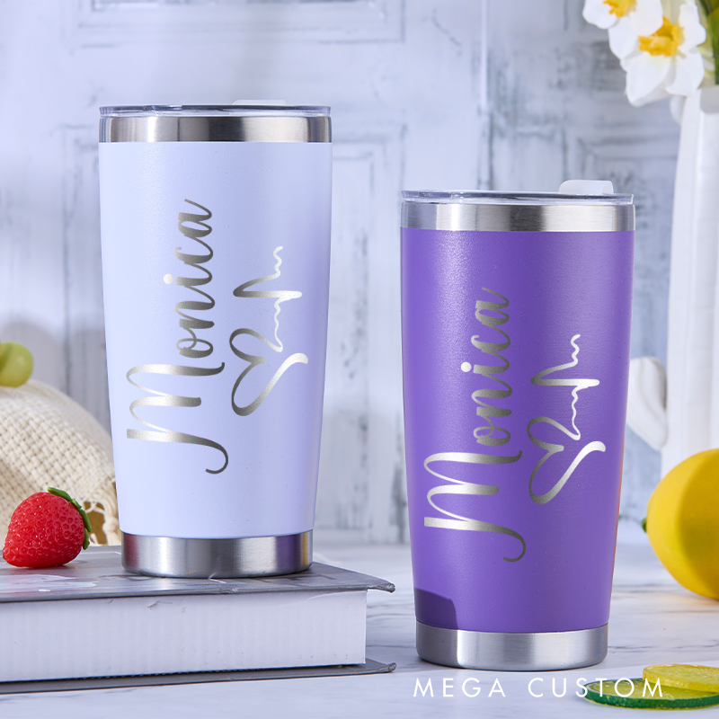 Personalized Tumbler for Nurse Stainless Steel Tumbler 20oz Vacation Tumbler Laser Engraved Tumbler Gifts 
