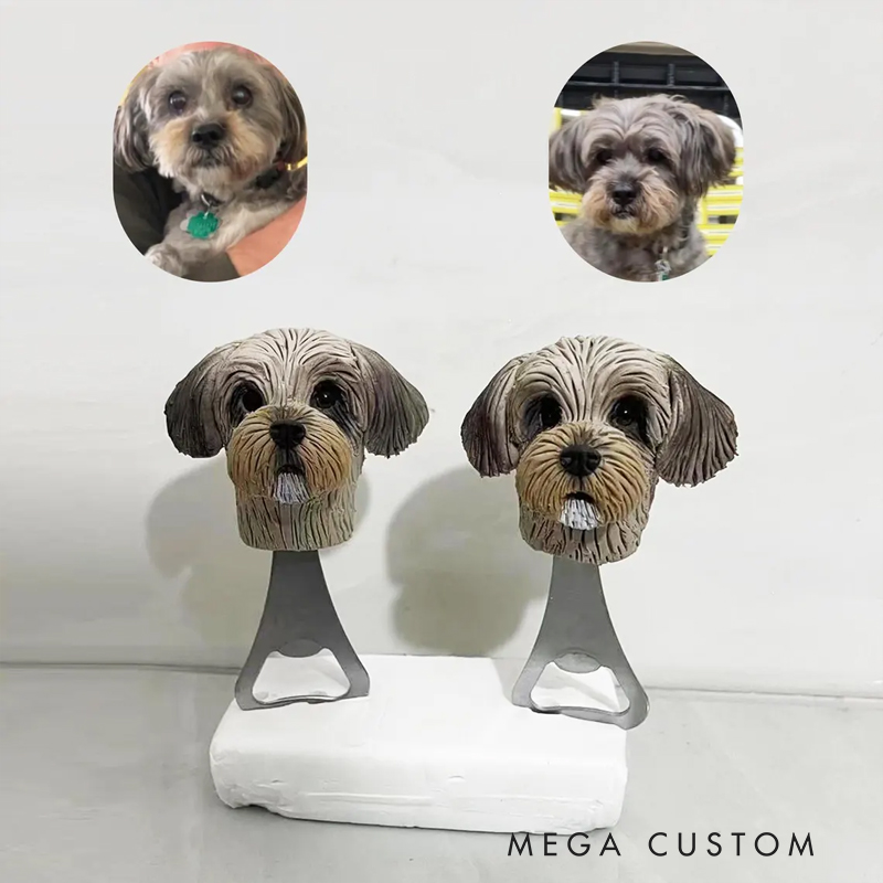 Personalized Custom 3D Face Bottle Opener - Personalized Cigar/Meme Style Bottle Opener for Gag Gifts, Bachelor Parties & Bar Decor