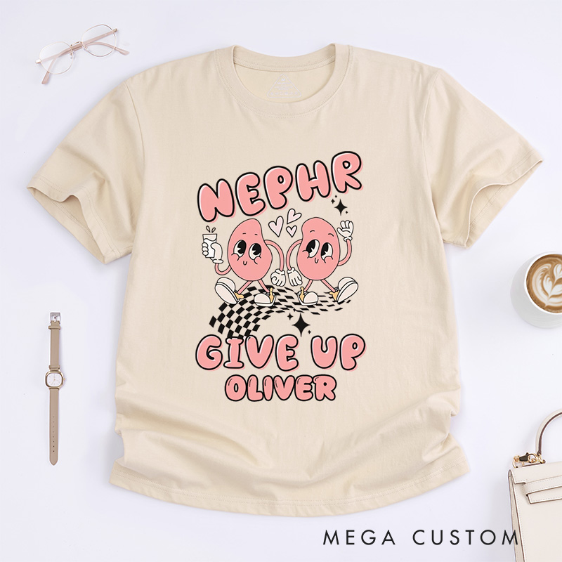 Personalized Retro Kidney T-Shirt Gift for Kidney Transplant Nephrology